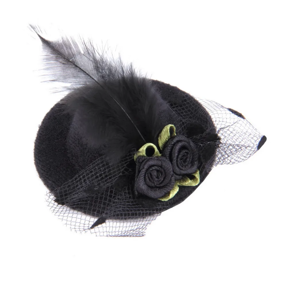 100% New Popular Hot Selling Cute Children Kid Girl Mini Hat Style Head Hair Clip Party Decor Accessories | Детская одежда и обувь