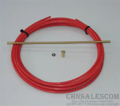 CHNsalescom BINZEL стиль PTFE с латунным вкладышем и терминалом Cooper 1 0 2 мм провод 4 м 13