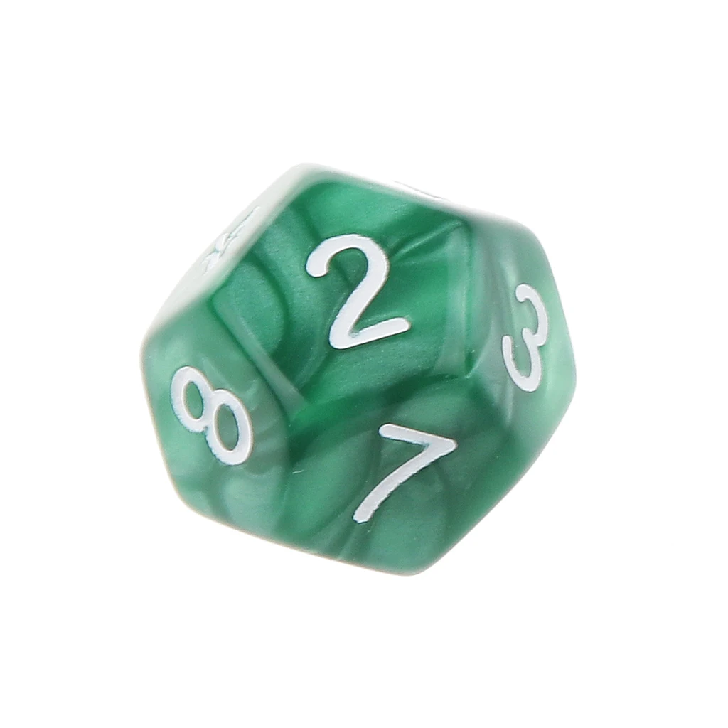 Многоцветные 10 шт., двенадцати сторонние игральные кости D6 D10 D12, игры D& D, рro, вечерние, акриловые игры, кубики, забавные, семейные, для паба, клубных игр, аксессуары