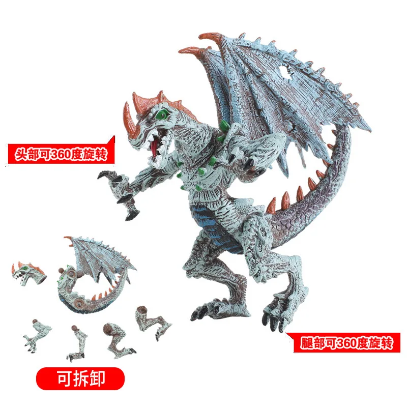 Модели животных миниатюрная фигурка Модель Flying Dragon игрушки Home Decor украшения