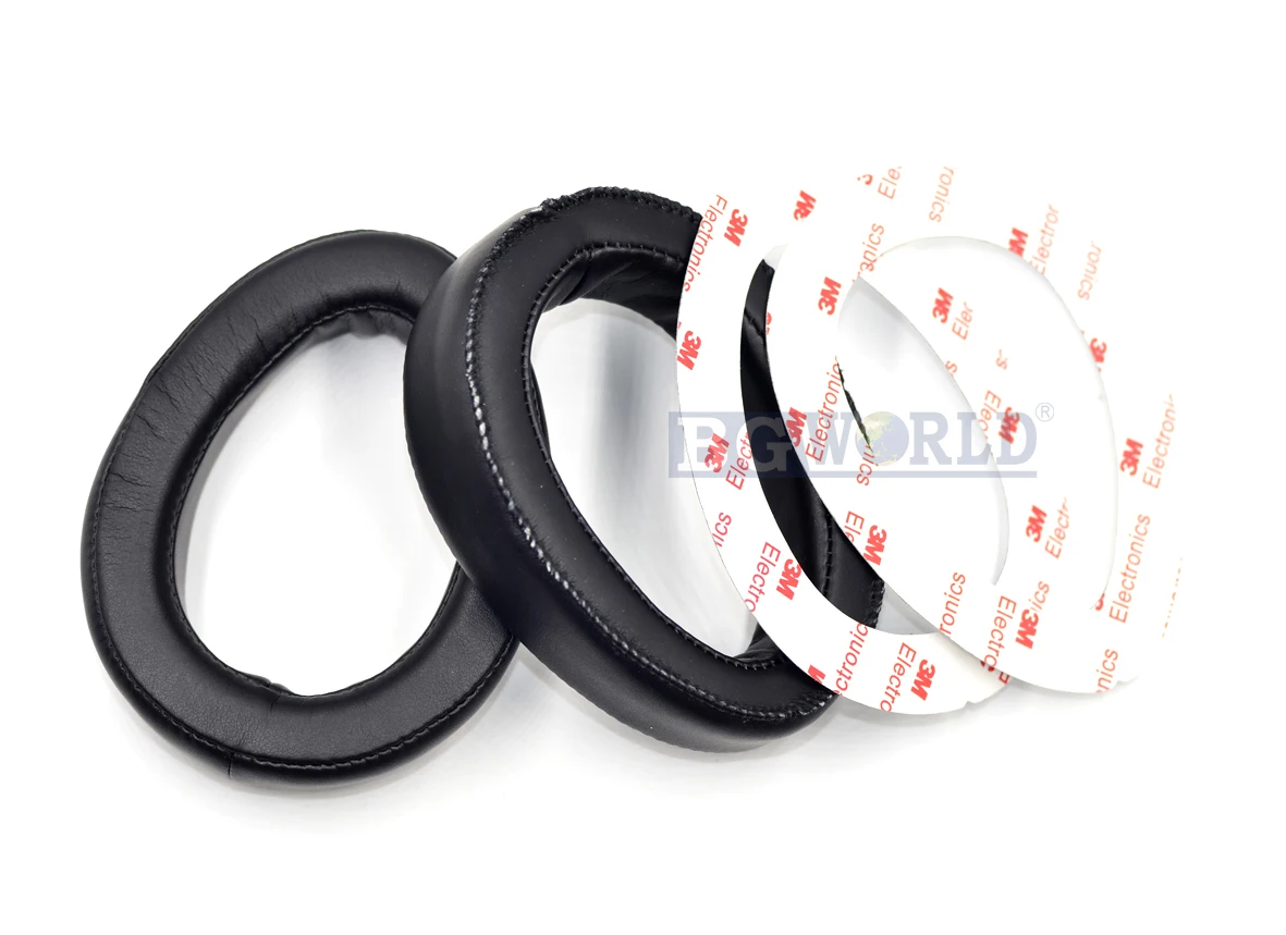 BGWORLD новые сменные амбушюры подушечки для подушек для Sennheiser HD500 HD570 HD575 HD590 hd 500 570 575 губчатый материал для наушников - Цвет: black