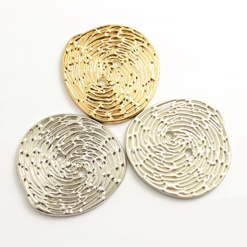 10PCS High-grade individuality metal button wholesale coat of the garment bag clasp three colors 35-45mm D2-10 | Дом и сад