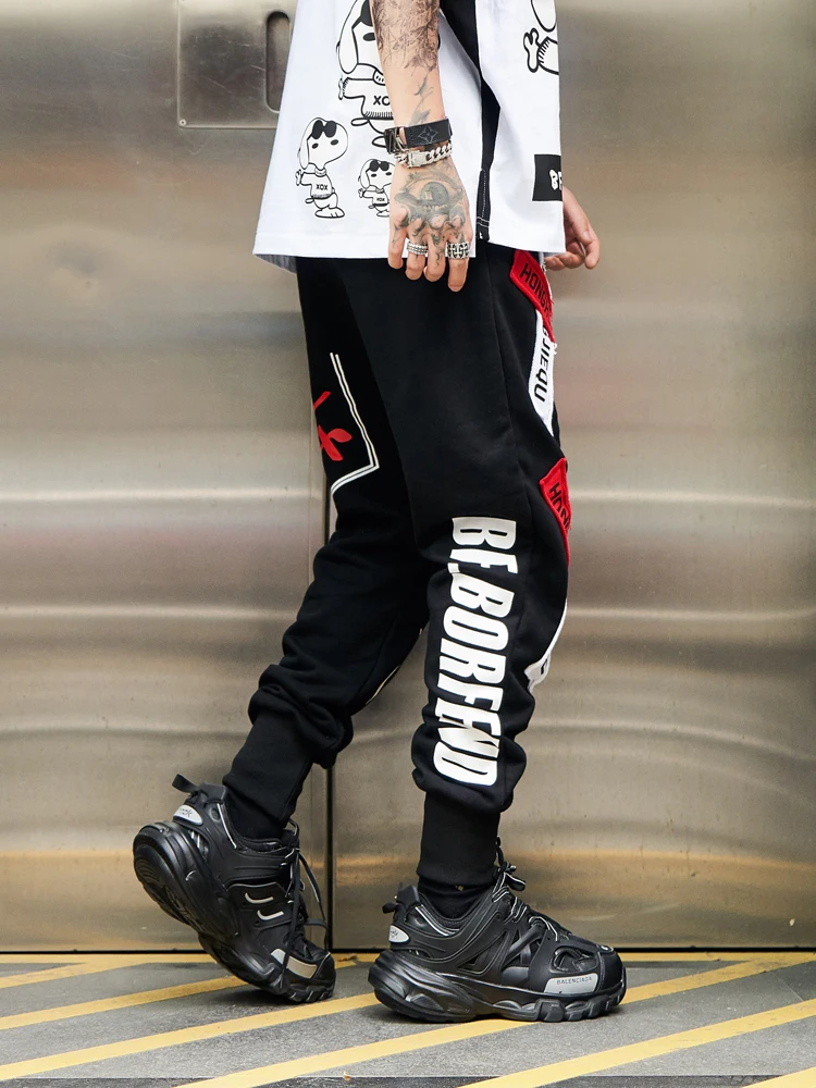 Men's Cargo Harem Pants 2018 Hip Hop Casual Male Tatical Joggers Trousers Fashion Streetwear | Мужская одежда