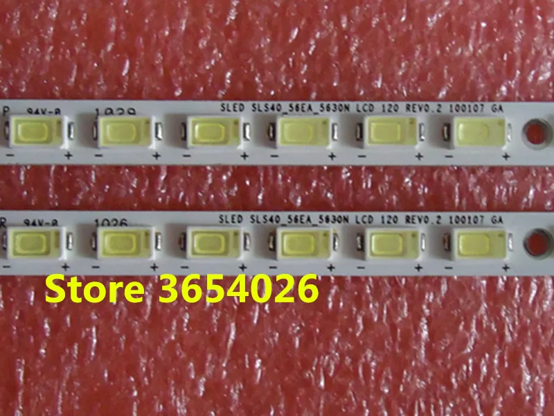 FOR samsung LTA400HF16 LED Backlight LJ64-02268A LJ64-02267A SLS40-56EA-5630N SLS40_56EA_5630N 1piece=56LED 453MM 1set=2piece | Освещение