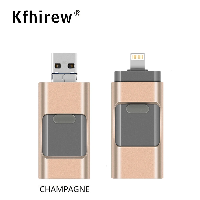 orange Горячая OTG USB флэш-накопитель для iPhone X/8/7/7 Plus/6 Plus/6s/5/SE/ipad USB флэш-диск USB флэш-накопитель 64 ГБ оперативной памяти, 32 Гб встроенной памяти, 128 Гб 2,0 - Цвет: orange