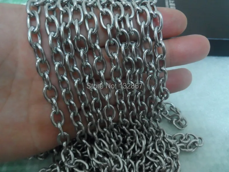 Цепочка Из Нержавеющей Стали с овальными звеньями 8 мм 5 метров|chain diy|oval link chaindiy chain