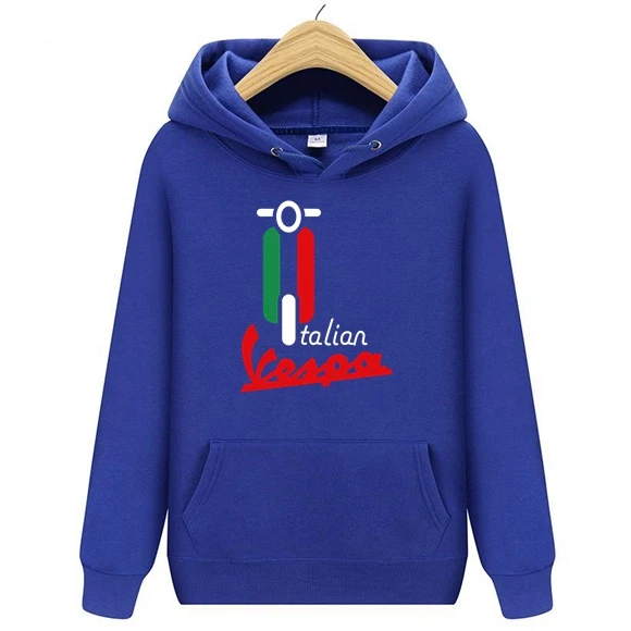 Vespa 7color толстовки с капюшоном для взрослых принтом тренировочные топы мальчиков