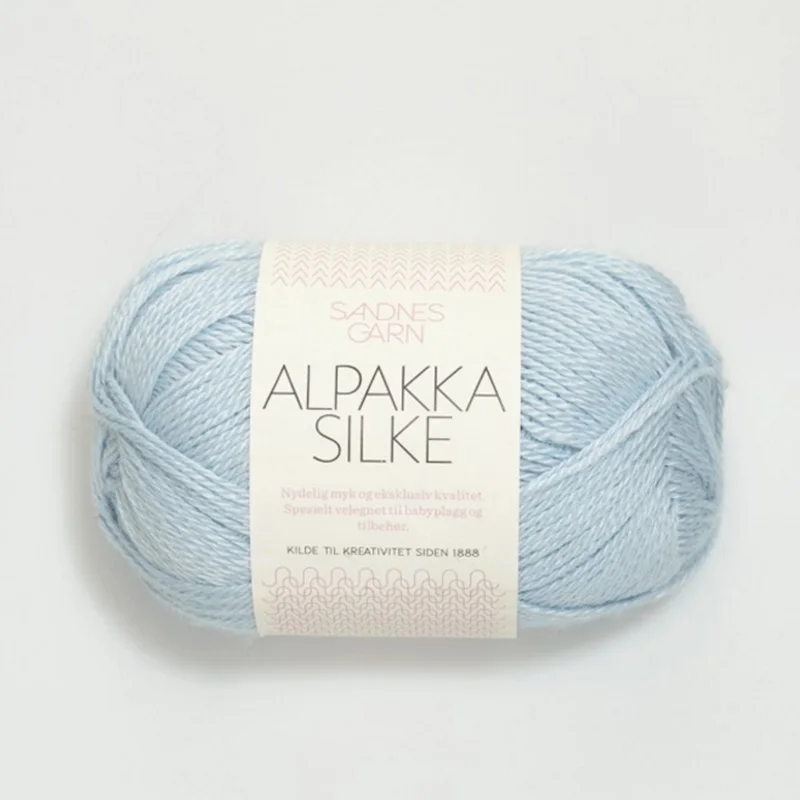 1*50 г мяч Sandnes Garn 70% alpakka 30% шелк смешанная пряжа ручной вязки пряжа шарф - Цвет: 6511