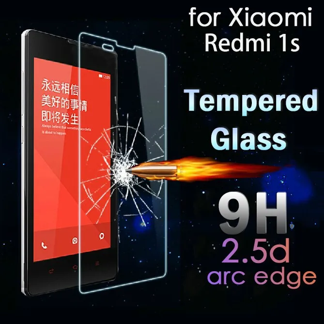 0 2 мм взрывозащищенное закаленное стекло 9H для Xiaomi Redmi Hongmi 1 s защитная пленка
