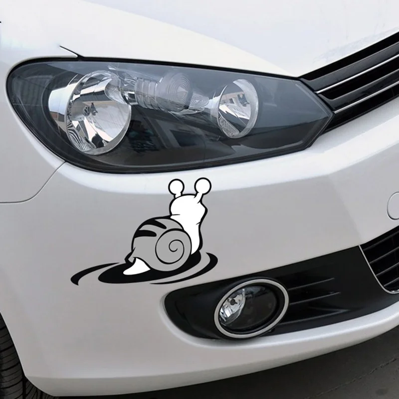3D snail decoration car stickers and decals funny cartoon sticker styling glossy film cover for bmw e39/mercedes/volvo/cruze | Автомобили