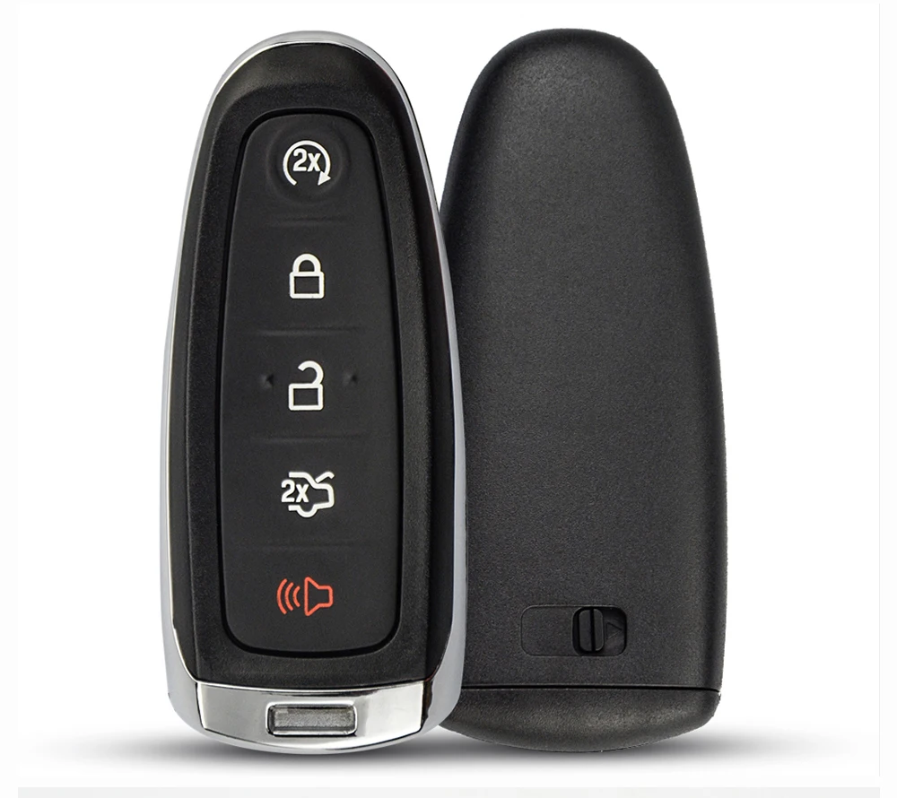 OkeyTech M3N5WY8609 315 МГц 5 кнопки со вставкой лезвие ID46 чиповая смарт-карта пульт дистанционного ключа для Ford Explorer edge Escape Flex Телец