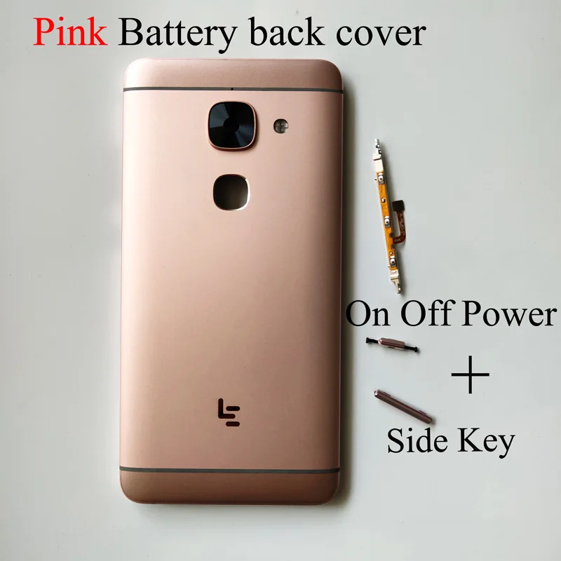 Для Letv LeEco Le Max 2 Max2 X820 X821 X822 X823 X829 задняя крышка батарейного отсека, корпус, чехол, запчасти для заднего стекла - Цвет: Pink and Flex Cabe