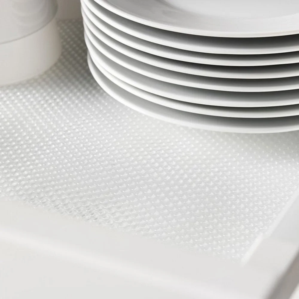 Прозрачные Шкафы для дома Нескользящие коврики ресторанные ящики в горошек