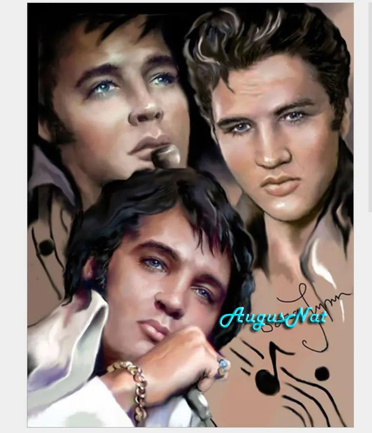Elvis presley алмазная живопись полная квадратная мужская звезда настенная из смолы
