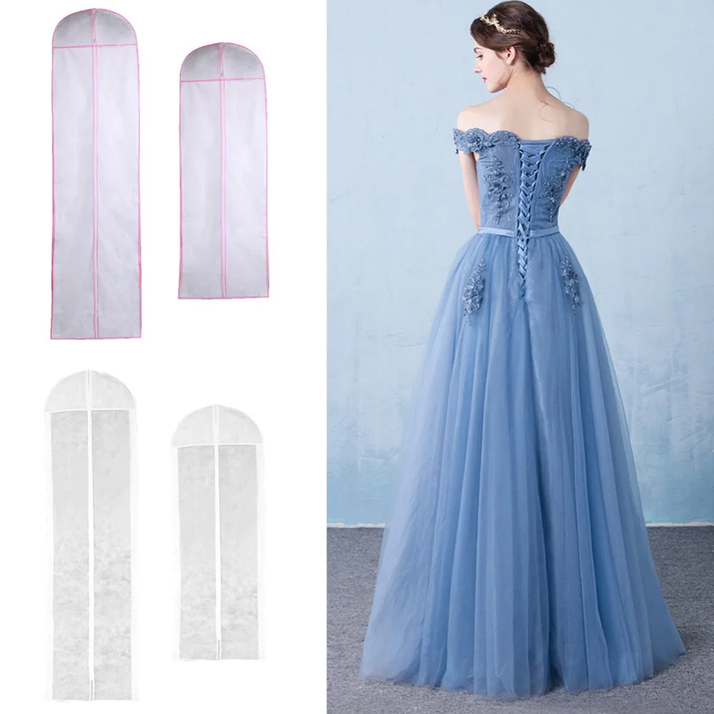 Длинная Высококачественная длинная Пылезащитная сумка для свадебного платья