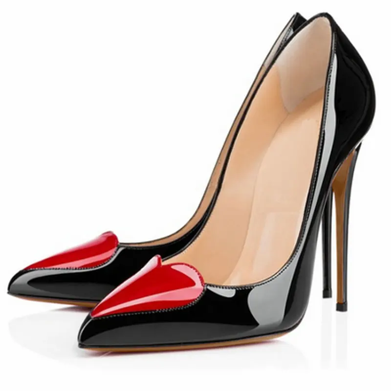 Женские матовые туфли LOSLANDIFEN красные туфли-лодочки на высоком каблуке с