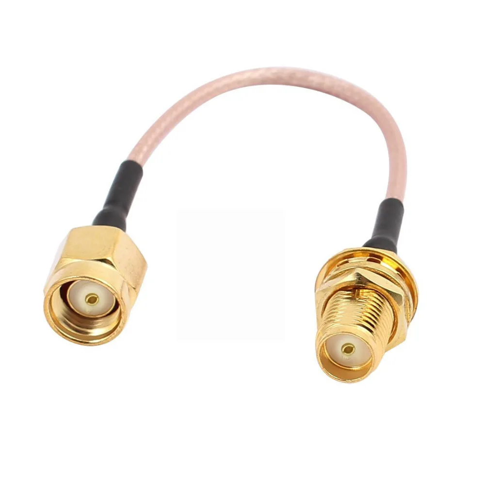 RP SMA штекер гнездо прямой разъем RG178 Pigtail коаксиальный кабель Свинец Низкая потеря