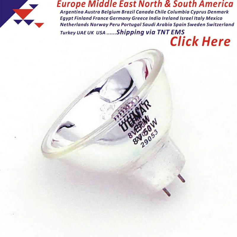 DN 29053 EFM 8V 50W 64607 6847 8V50W MR16 GZ6.35 галогенная лампа 8 мм микропластина для проектора MK3