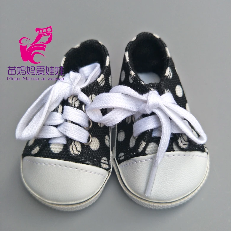 

18 inch doll 7cm Shoes also Fit for 43CM baby Dolls sneacker Reborn Baby Doll shoes