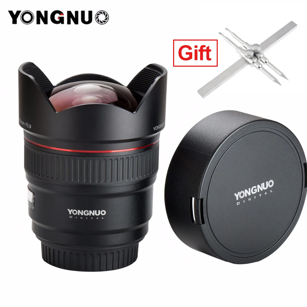 Объектив YONGNUO 14 мм F2.8 ультра широкоугольный объектив yn14 Автофокус AF MF