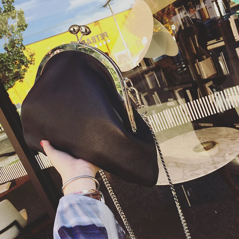 Модная женская сумка на застежке с цепочкой через плечо клатч Роскошная вечерняя