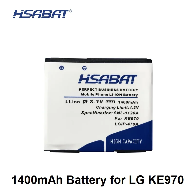 HSABAT 1400mAh LGIP-470A батарея для LG GD330 KE70 KE970 KE970U KF600 KF750 KG270 KG70 KG70c KU970 LF755 LX570 Shine | Мобильные