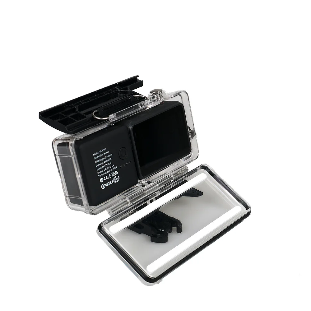 2300 мАч батарея Insiede запасные аккумуляторы для телефонов для Gopro hero 5 6 7 черный водостойкий Чехол защитный корпус рамки в виде ракушки для GOPRO 5 камера