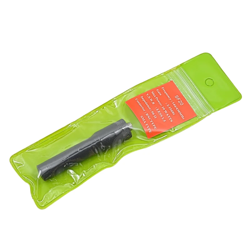 Мини Гибкая SMA-F SF20 антенна двухдиапазонная VHF/UHF 144/430MHz для BAOFENG UV-5R BF-888S Kenwood TK-3107