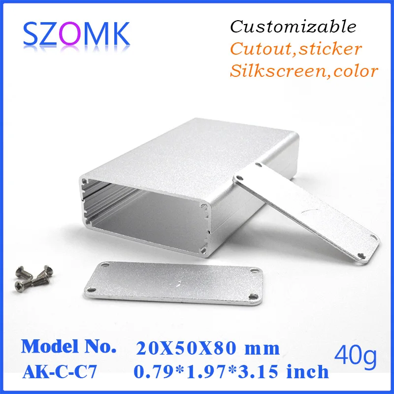 1 шт. алюминиевая стыковка для Электроника szomk 20*50*80 мм|electronic toy|electronic pad and penelectronic