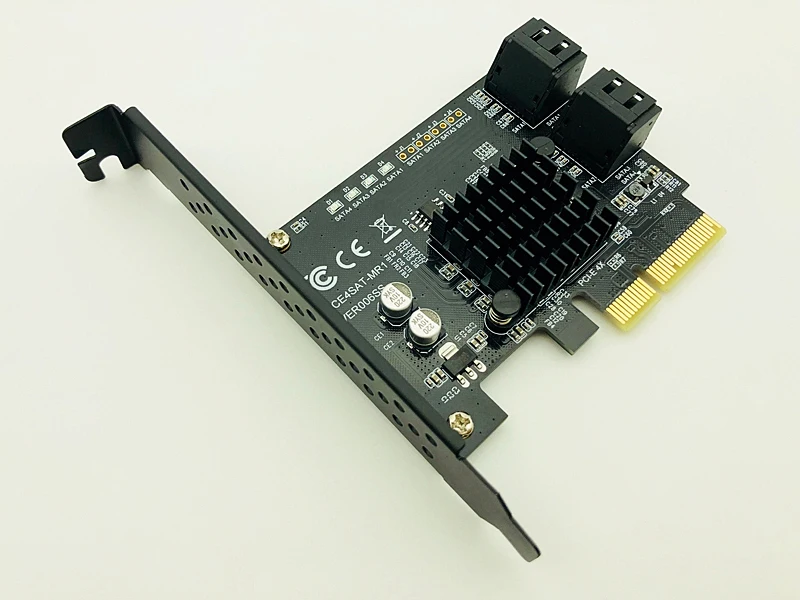 Marvel 88SE9230 SATA PCI Express плата расширения с 4 портами контроллер E Raid карта к SATA3.0 адаптер