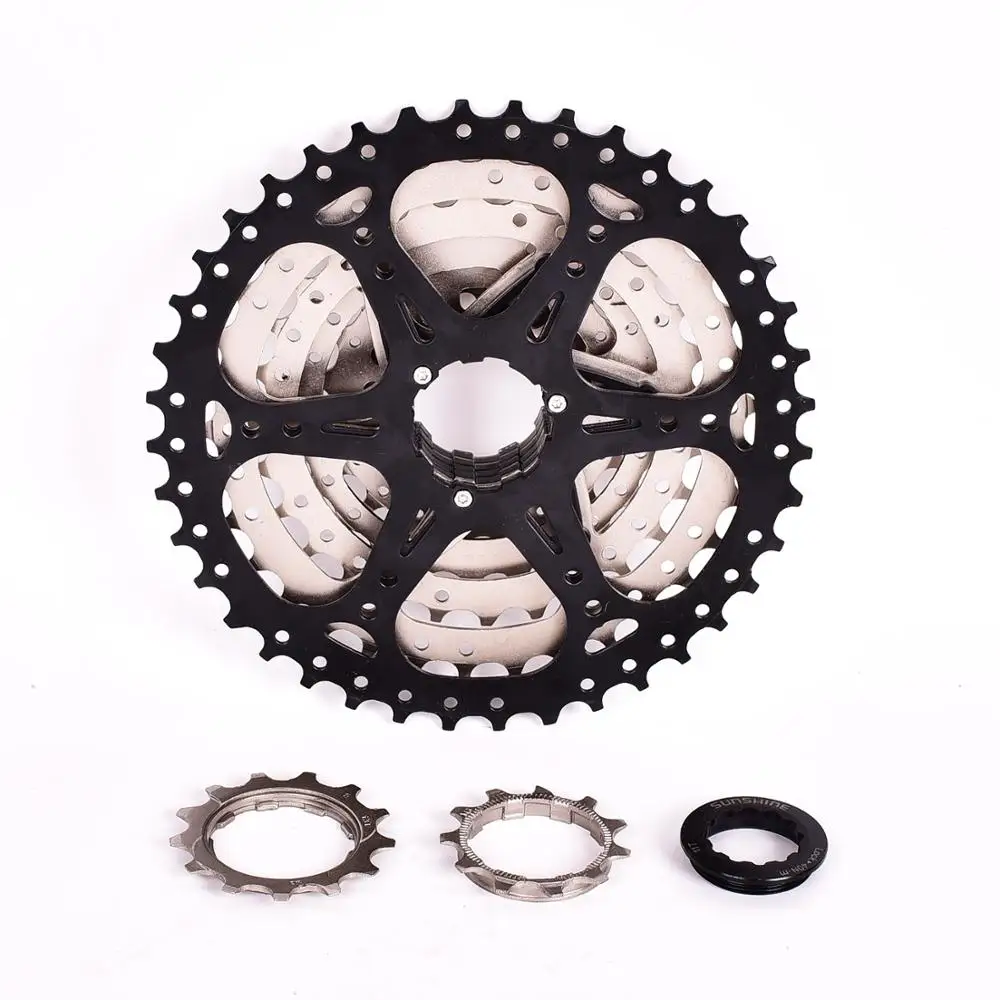 SUNSHINE MTB велосипед Freewheel 8S 11-32 36 40 42T MTB горный велосипедный маховик 8 24 скоростные кассетные звездочки для 8 скоростей