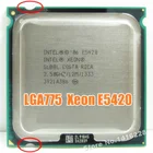 Материнская плата Xeon E5420, бу, совместима с LGA 775, процессором 2,5 ГГц, 12 МБ, 1333 МГц, близко к процессору Core 2 Quad Q6600