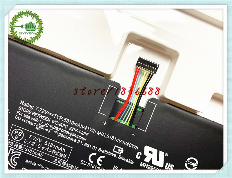 Аккумулятор для ноутбука Lenovo MIIX 7 72 MIIX5 Pro 5 5319 в 720 мАч 41 Вт/ч L15M4PC3 L15L4PC3 | Компьютеры и