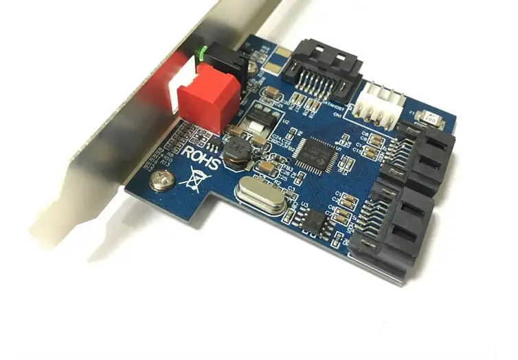 Совершенно новый 2 портовый SATA PCI контроллер RAID CARD SERIAL ATA I/O карта ПК/mac pro 1 5 +