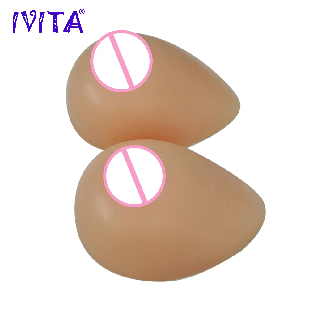 IVITA 4100 г/пара реалистичные силиконовые формы груди Искусственные Поддельные для