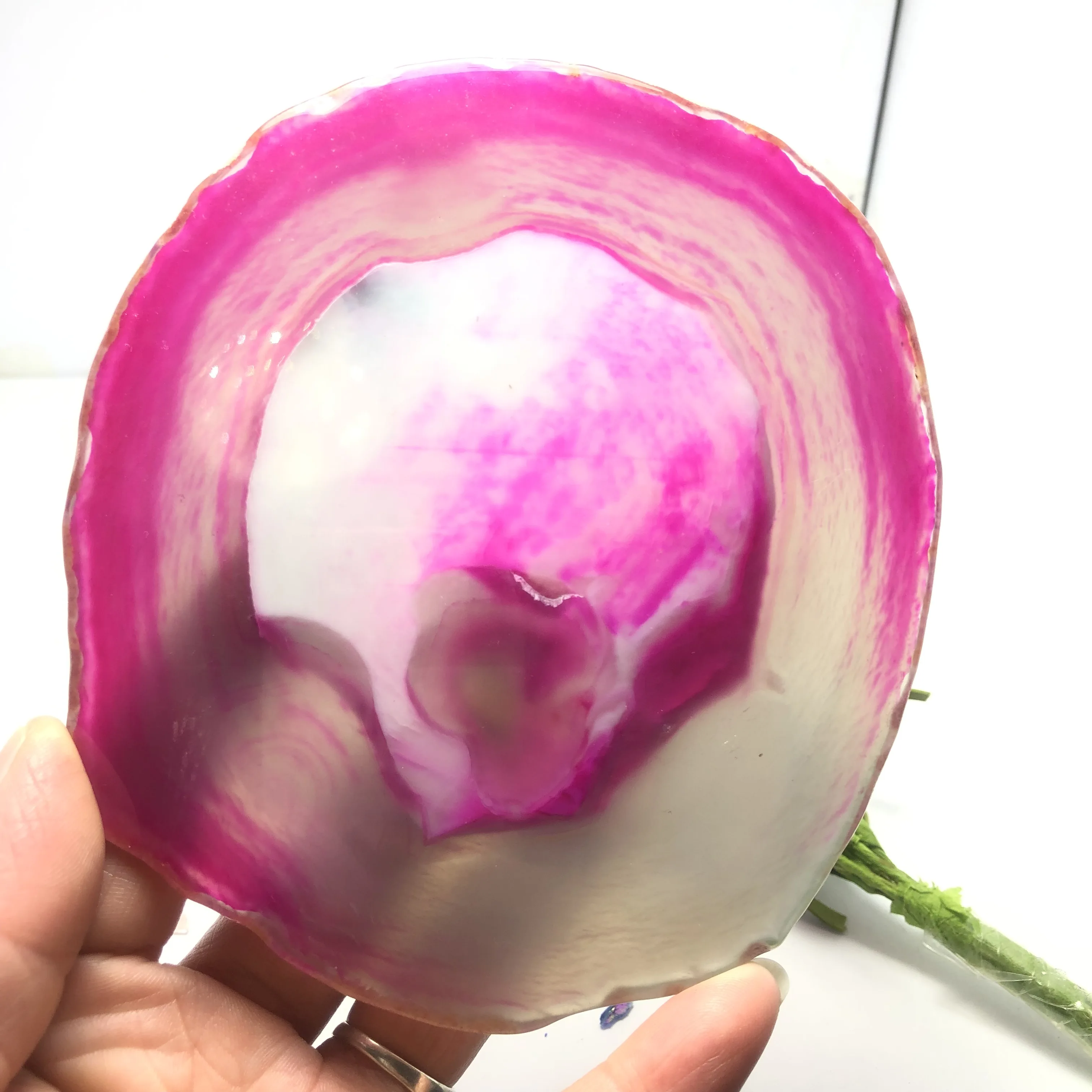 Натуральные Редкие изысканные ломтики Агата|slice|slice agate |