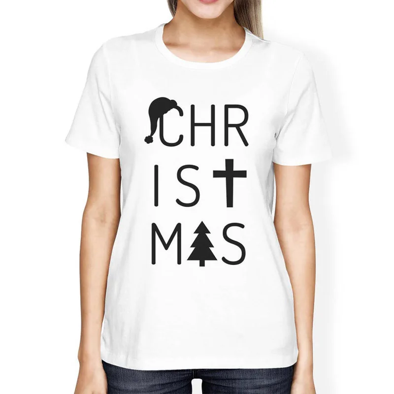 Рождественская футболка ONSEME в стиле Харадзюку женские футболки с графическим