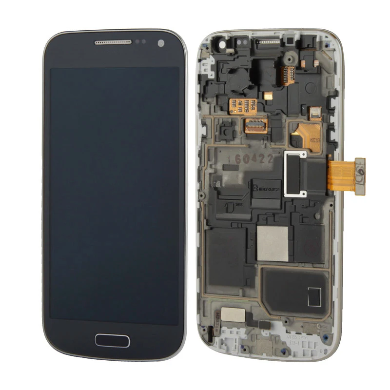 Оригинальный ЖК дисплей + сенсорная панель с рамкой для Galaxy S IV mini/i9195/i9192/i9190|Экраны