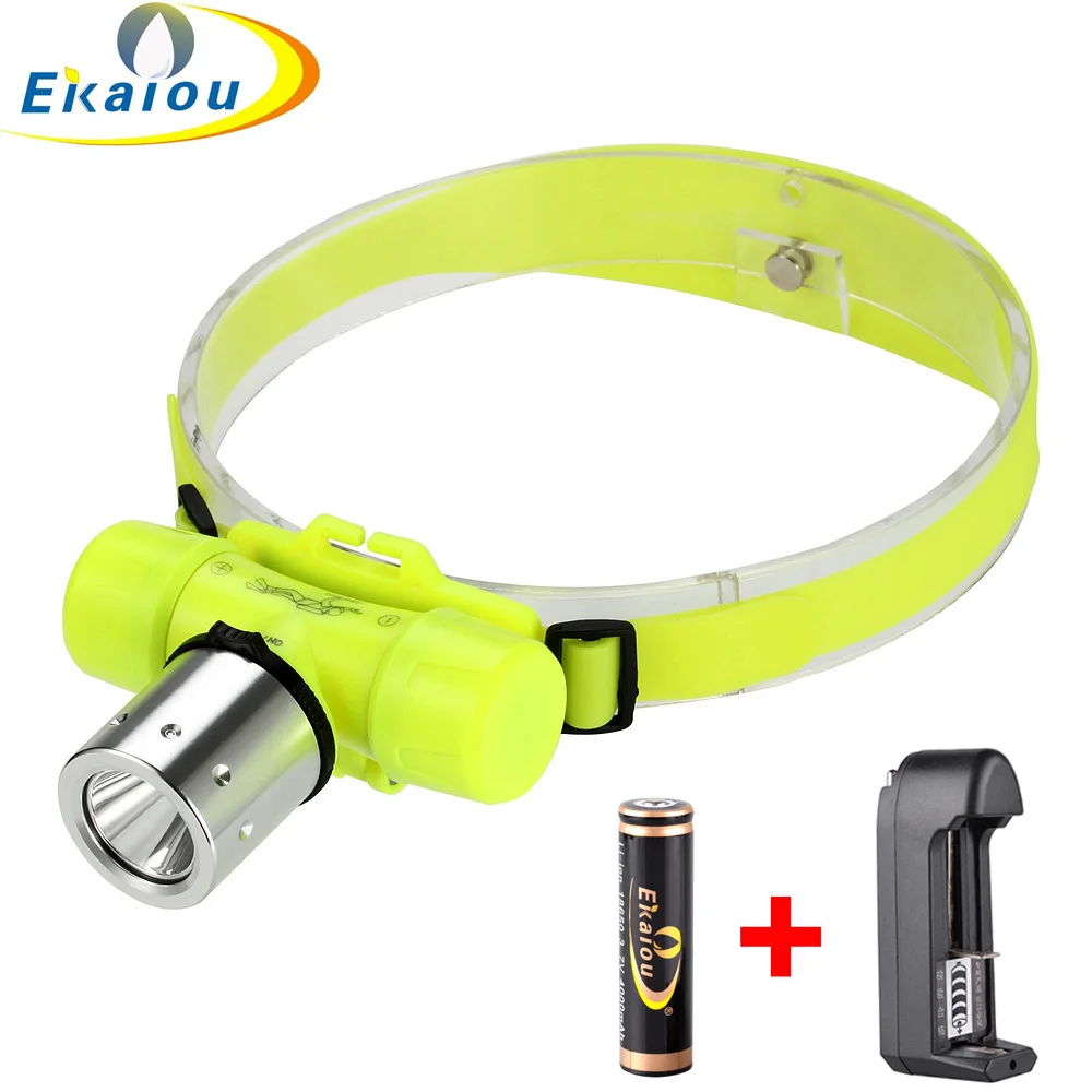 Светодиодный фонарь 1000 люмен для дайвинга подводный водонепроницаемые фары 3