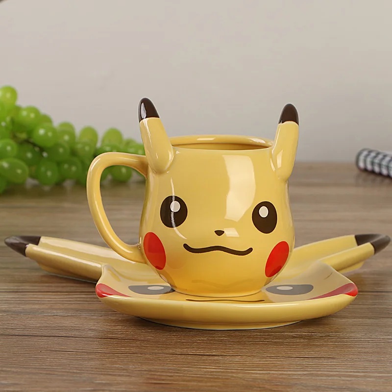 Аниме Игры Pokemon Pocket Monsters Пикачу Кофе Творческого Кружка Керамическая 250 мл Молока
