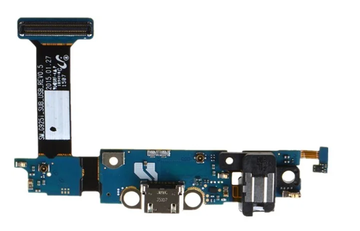 Для Samsung Galaxy S6 Edge SM G925A G925F G925I G925P G925T G925V зарядный порт гибкий кабель сменная деталь