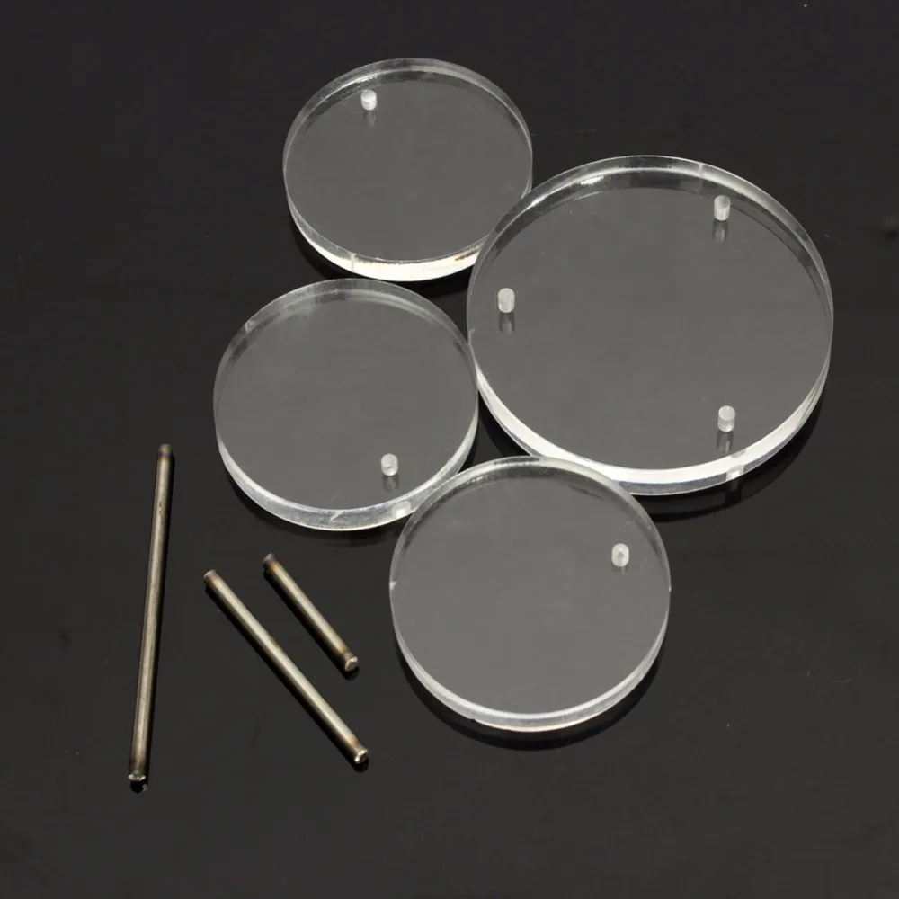 Новый органайзер для ювелирных изделий прозрачная подставка дисплея 3 лотка