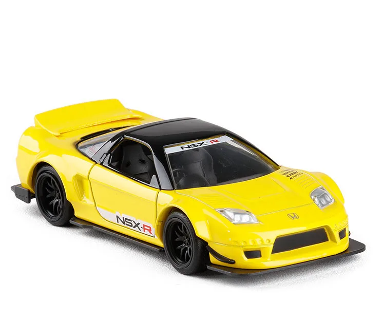 NSX YELLOW 1/32 GT-R R34 Coupe литая Автомобильная модель игрушки для детей подарок - Цвет: NSX YELLOW