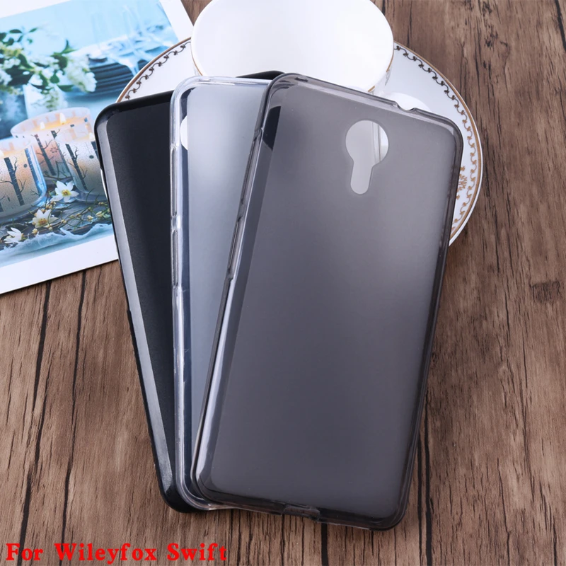 Чехол-накладка из мягкого силикона и ТПУ для Wileyfox Swift plus Защитные чехлы задней