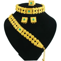 2017 new african jewelry sets 24k gold color necklaceearringringbracelet jewelry ethiopian eritrean women wedding gifts
