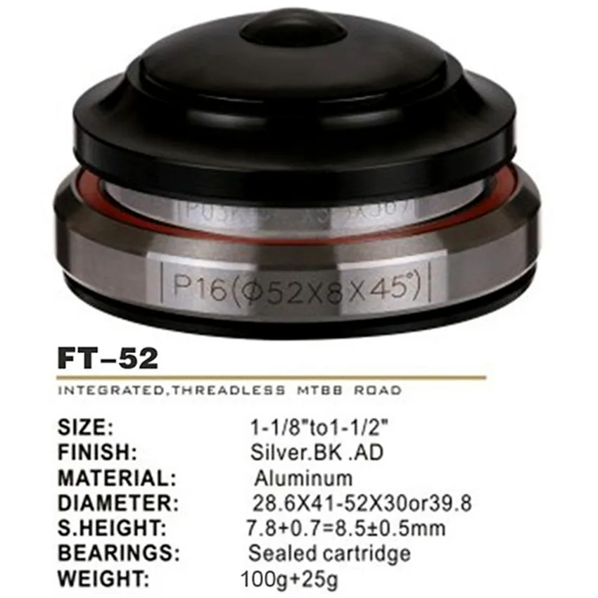 Быстрая доставка запчасти для велосипеда коническая велосипедная Гарнитура 1 1/8