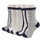 5 партлот разные стильные кружевные прозрачные женские носки с кристаллами удобные прозрачные шелковые летние детские носки
