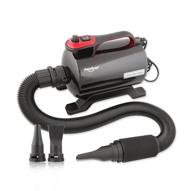 Shernbao-secador de pelo profesional para mascotas, m&aacute;quina de soplado de poco ruido, ajustable, CE, 220V, 2800W-5