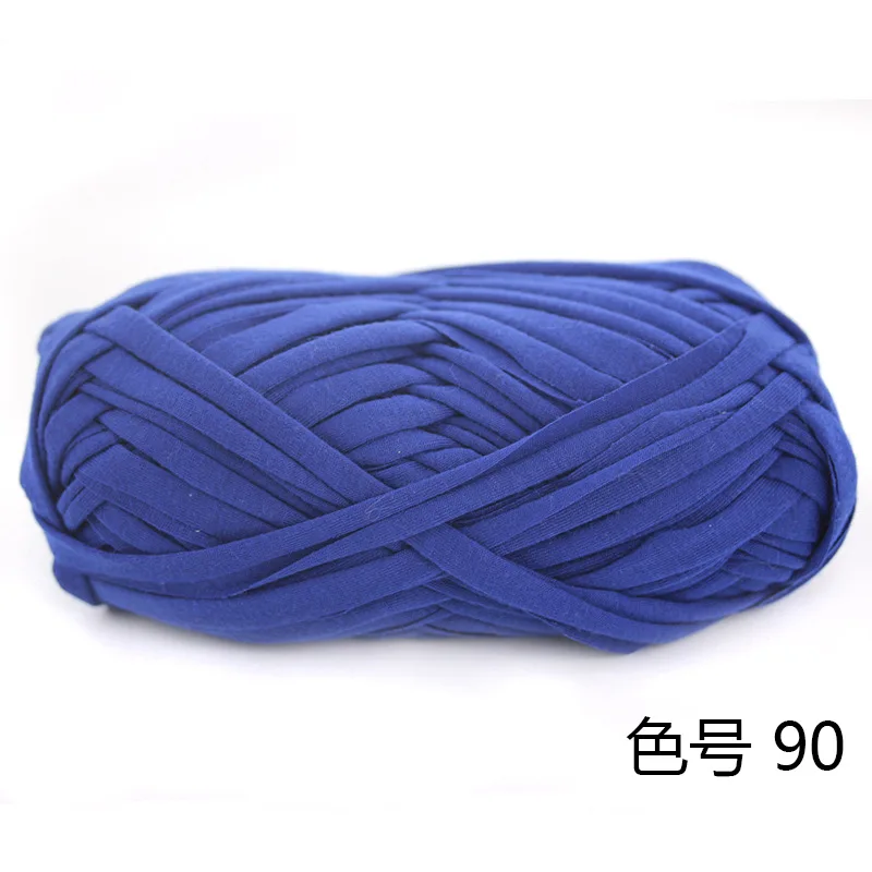 2 шт. DIY Вязание Шерсть креативная пряжа Экологичная 100 г Skein ручной работы Смешанная лента футболка пряжа для вязания крючком - Цвет: 90