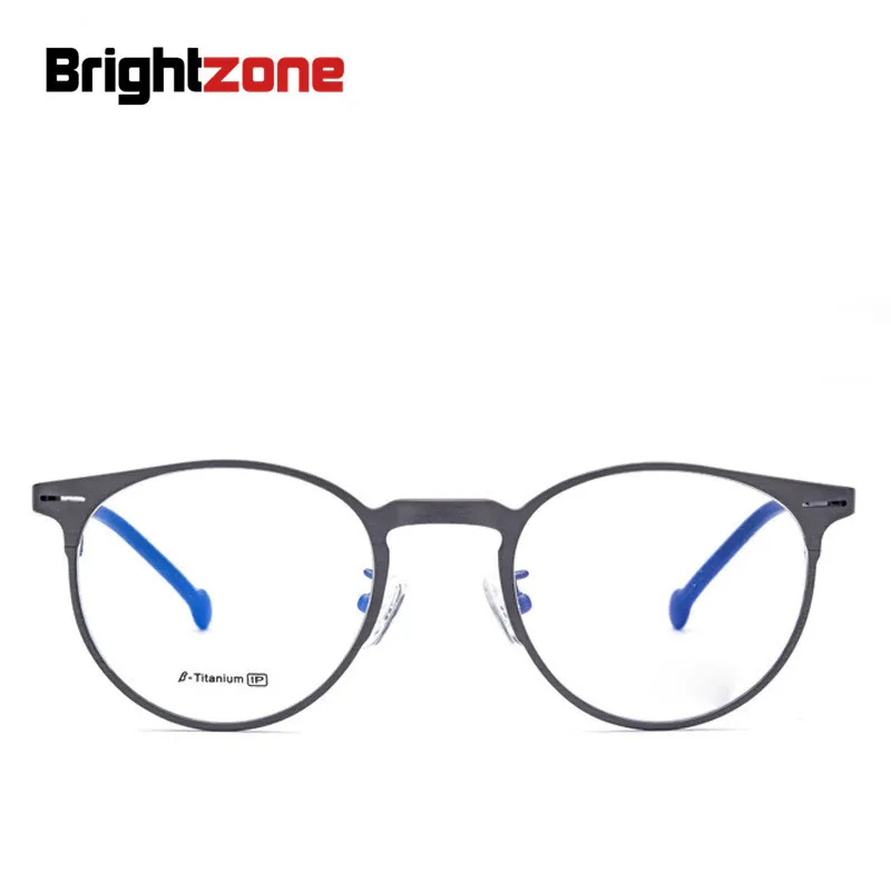 Brightzone супер светильник-вес всего 15 г полный обод 100% чистый Титан Для мужчин